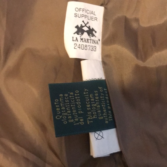 Rare Argentina Polo Team quilted down filled jacket. Genuine. Rare. Mint. Mens. - Picture 3 of 16